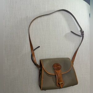 Dooney & Bourke Olive and Brown Crossbody Bag
